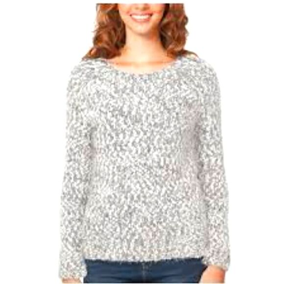 BUFFALO DAVID BITTON Scoopneck Fuzzy Sweater - Picture 1 of 8